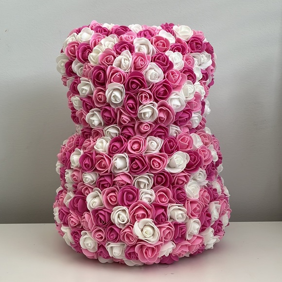 Large Foam Flower Bear - Picture 3 of 3